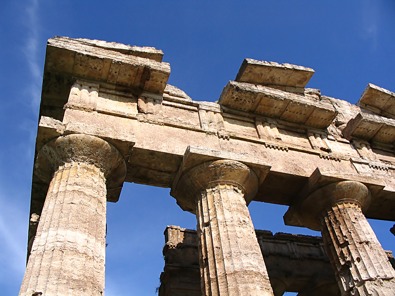 Paestum - Temple of Neptune - Particular