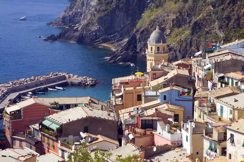 Italian Riviera towns: Portovenere and Cinque Terre