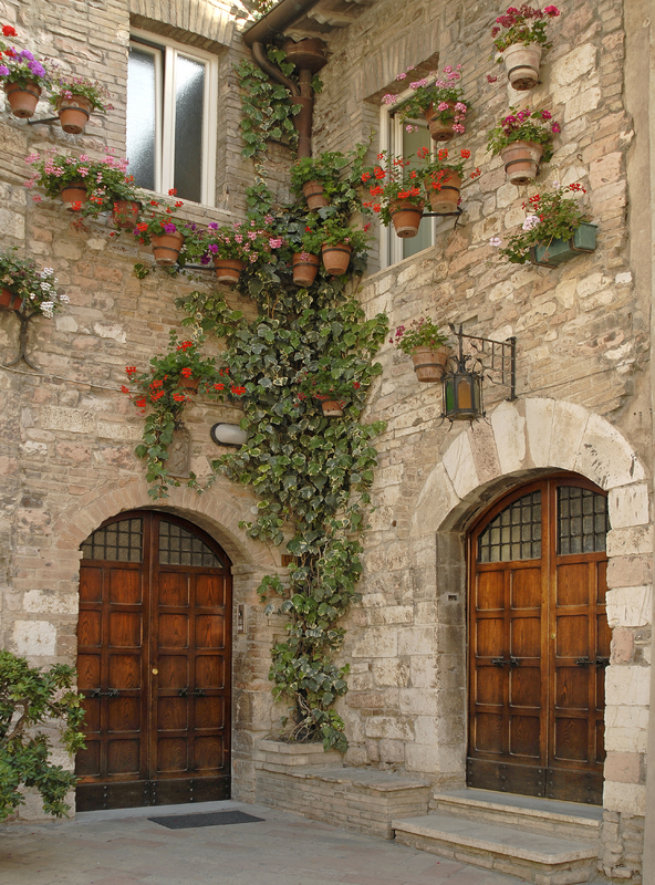 Quaint corner in Assisi