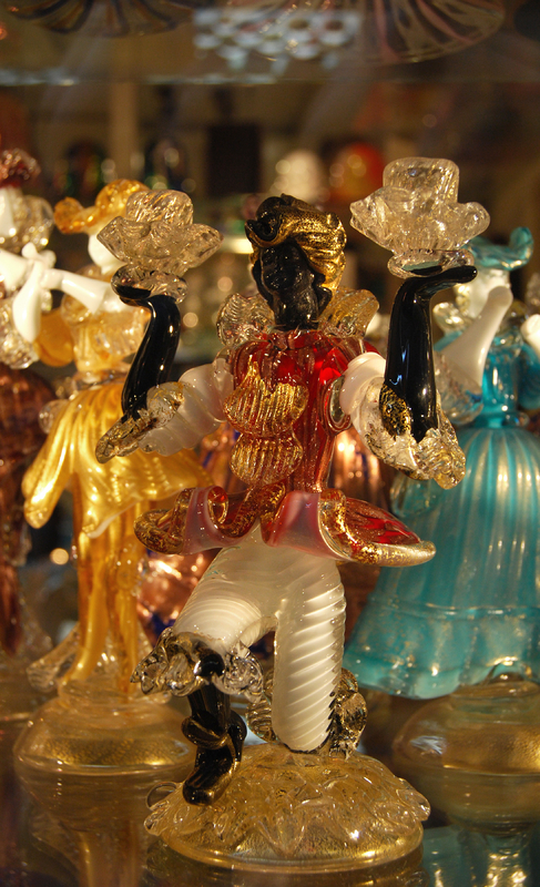 Murano glass statues