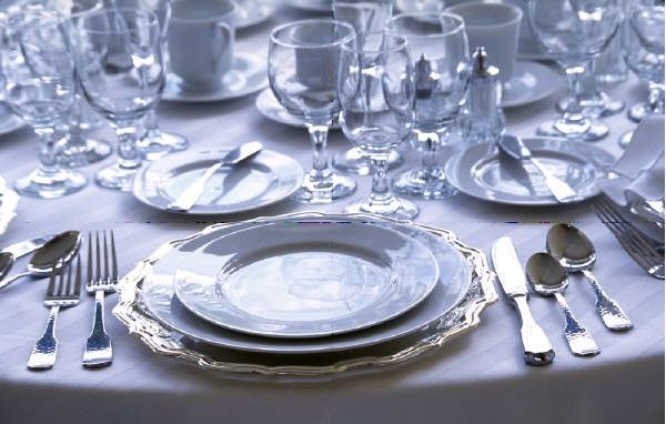 Italian Eating Rules: Formal Plates Setting