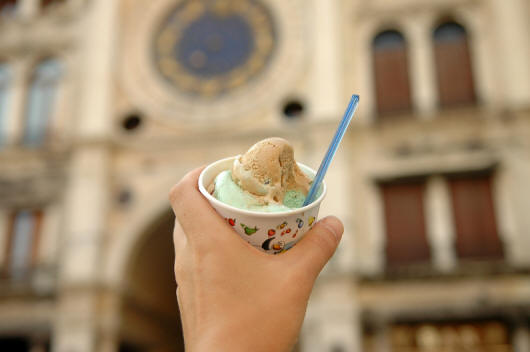 History of Ice Cream in Italy