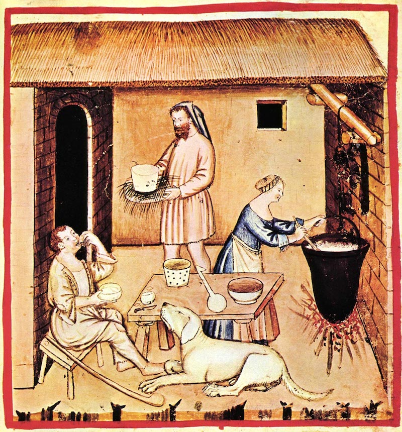 Cheese in the Middle Ages