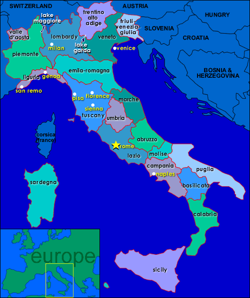regions of italy