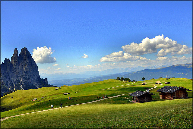 Italy in August is also the beauty of the Dolomites 