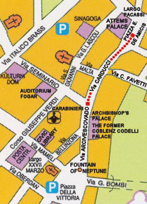 Attems Petzenstein Palace Map