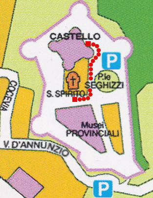  Borgo Castello Church Map