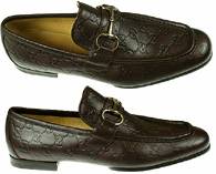 mens italian leather dress shoes horse bit loafers