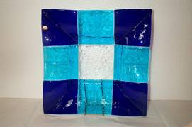 murano glass ashtray tile