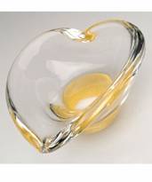murano ashtray collectible heart