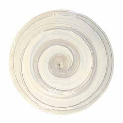 murano glass plate swirl