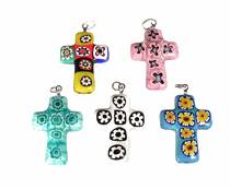 murano glass cross