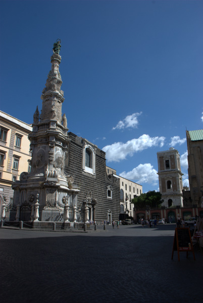 Piazza del Gesù in Naples 
