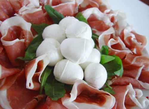 prosciutto-mozzarella