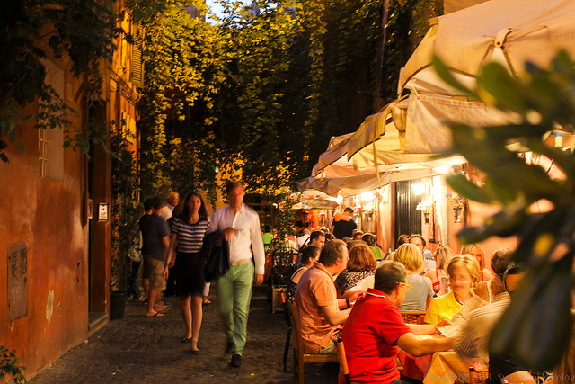 Trastevere is one of the liveliest areas of Rome 