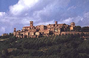 View of Collazzone, Umbria