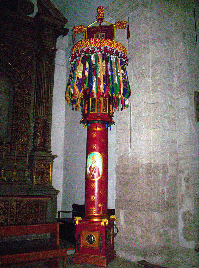 Il Candeliere dei Fabbri, one of the candelieri of the Discesa, in Sassari.