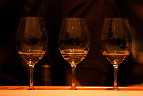 White Wine Glasses tasting