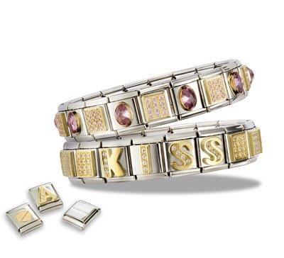 Gioielli Italy Italian stainless steel & gold Charm Bracelet