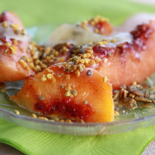 baked peaches