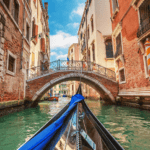 Gondolas: Venice in Black