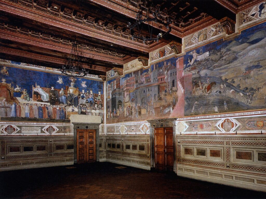 Salon of Nine, Siena