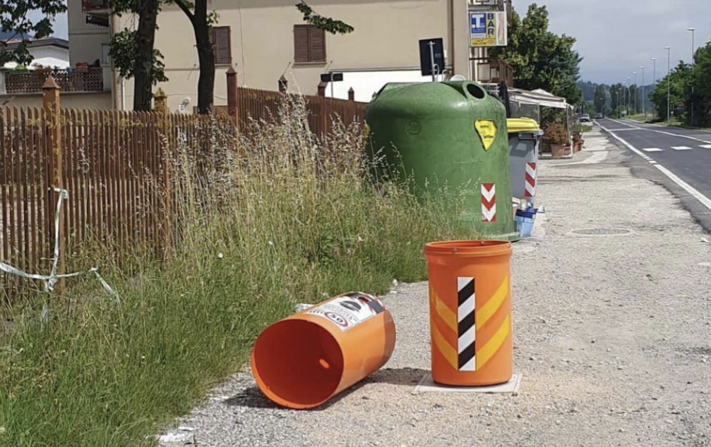 speed camera vandalism - Città di Castello