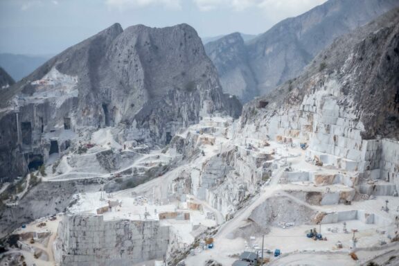 Carrara marble quarry