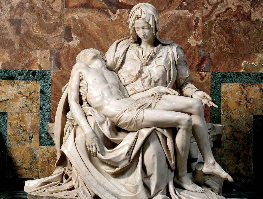 Pietà by Michelangelo (carrara marble)