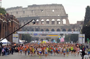 Italy rome marathon,