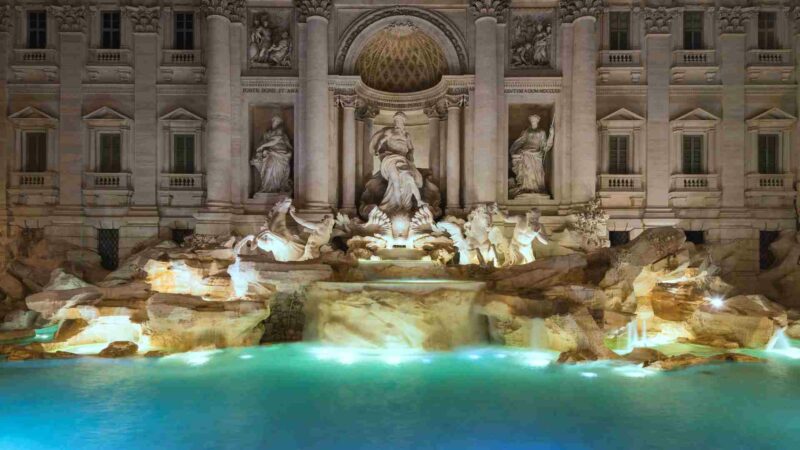 Trevi fountain,Rome,Italy
