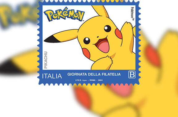 Pikachu stamp Italy