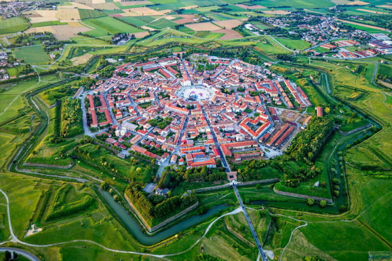 Explore Palmanova, the star-shaped city