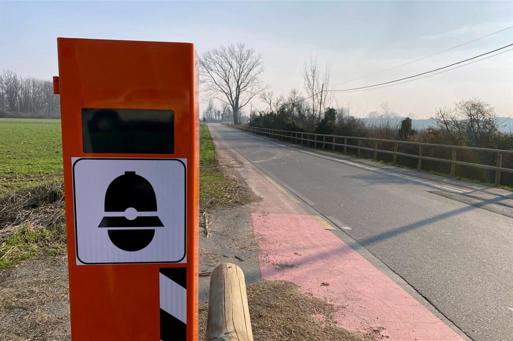 Speed camera in Italy